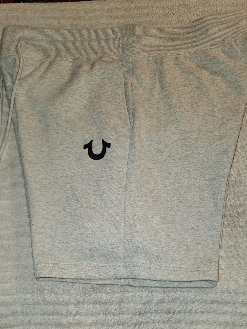 True Religion Fleece Logo Shorts